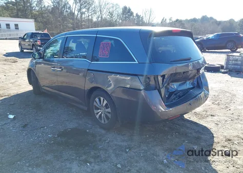 2014 Honda Odyssey Ex-L из США, поврежденный, VIN 5FNRL5H60EB045839